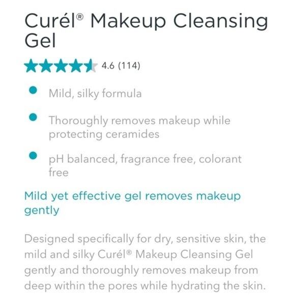 NWOB Curel Japanese Skincare Makeup Cleansing Gel 4.5 oz/ 130 g - Picture 2 of 8